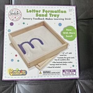 Primary Concepts Letter Formation Sand Tray‎ Montessori Sensory Write Homeschool